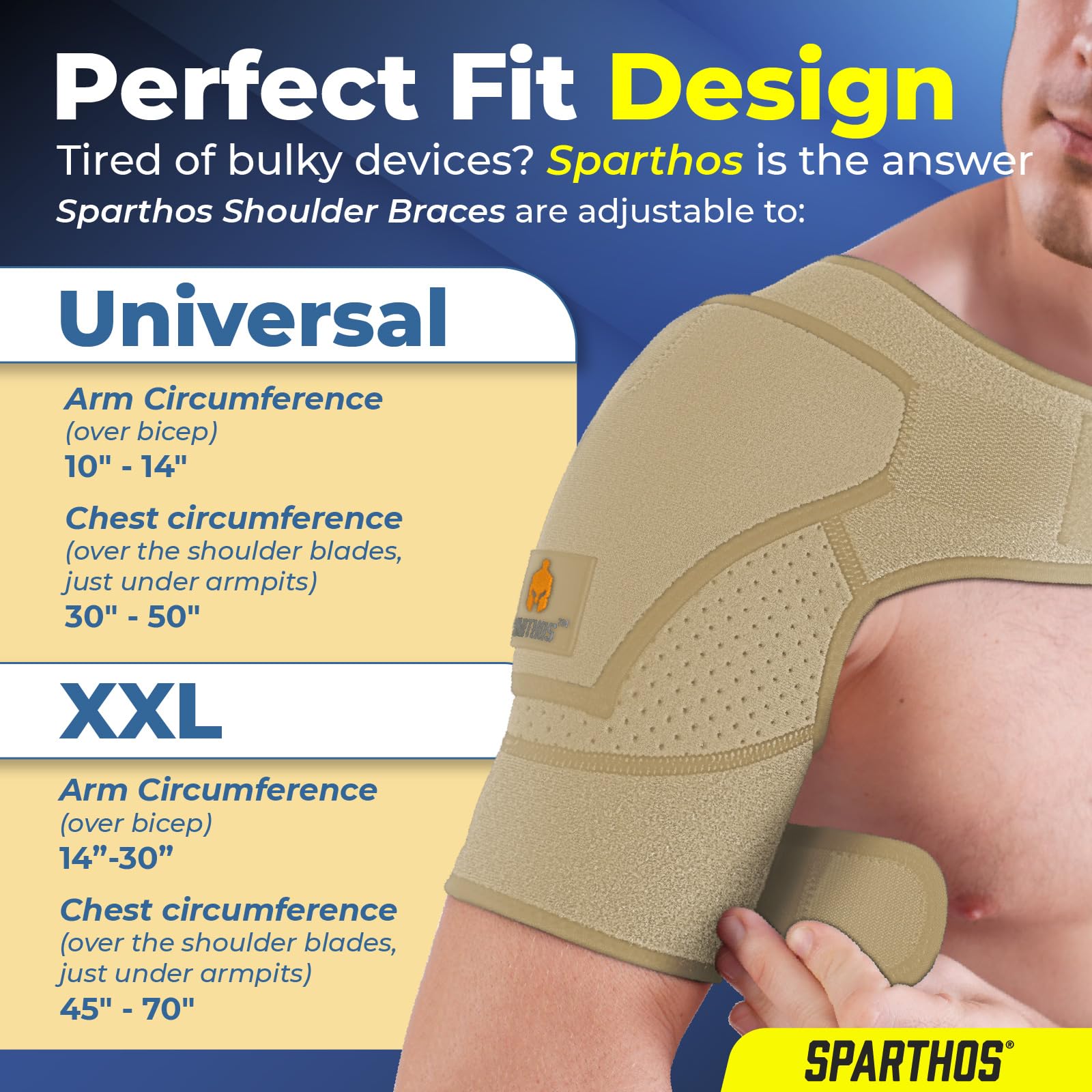 Sparthos Shoulder Brace Detail View
